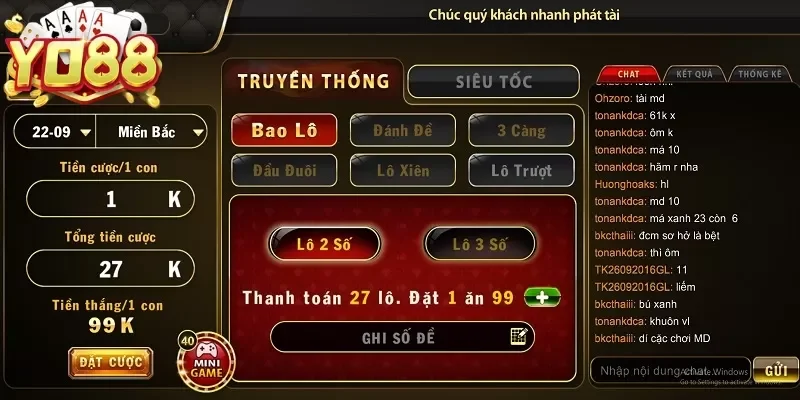 Tỷ lệ trả thưởng khi chơi lô 3 càng miền Nam